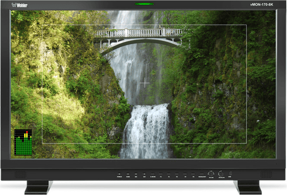 vMON-170-8K – 17.3″ 8K 12G-SDI, HDMI Video Monitor