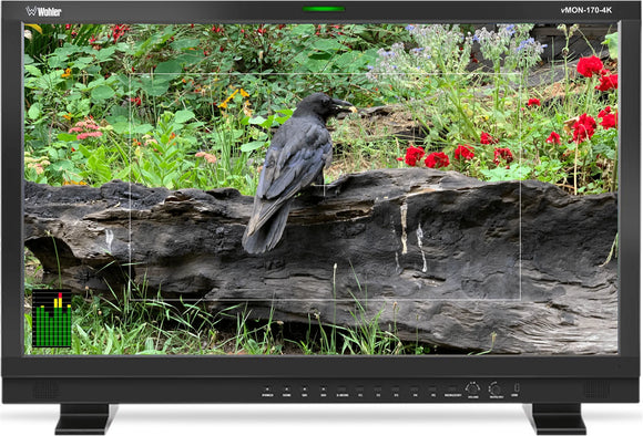 vMON-170-4K – 17.3” 12G/6G-SDI, HDMI Video Monitor