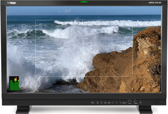 vMON-320-8K – 32.5″ 8K 12G-SDI, HDMI Video Monitor