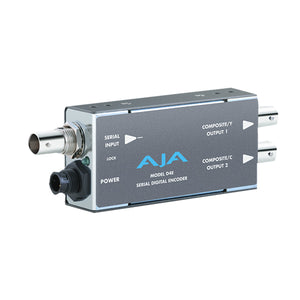 AJA-D4E Distribution Amplifier SDI to NTSC/PAL (2 outputs) or Y/C