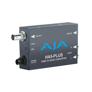 AJA-HA5-Plus HDMI to 3G-SDI with DSLR format support includes 1 meter HDMI cable