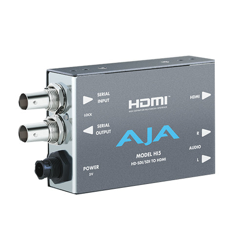AJA-Hi5  HD/SD SDI to HDMI includes 1 meter HDMI cable