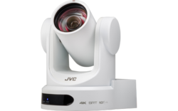 JVC KY-PZ400NWE Robotic 4K PTZ IP production camera with NDI|HX and SRT (white)
