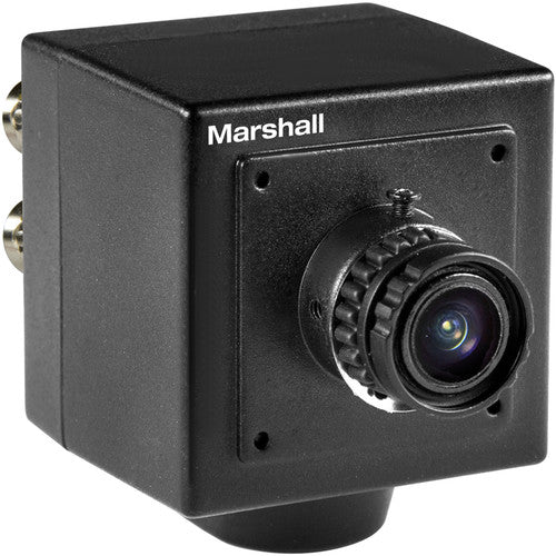 Marshall CV502-MB 2.5MP 3G-SDI Compact Broadcast Compatible Camera with 3.7mm Lens